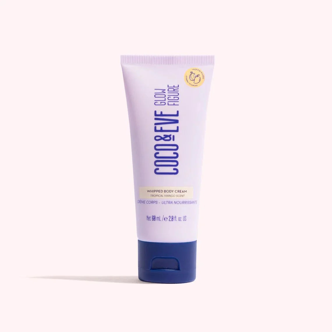 Coco & Eve Travel Sized Glow Figure Whipped Body Cream: Tropical Mango -  60ml