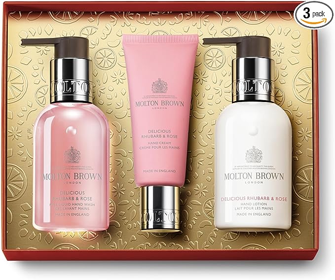 Molton Brown Delicious Rhubarb and Rose Hand Care Gift Set