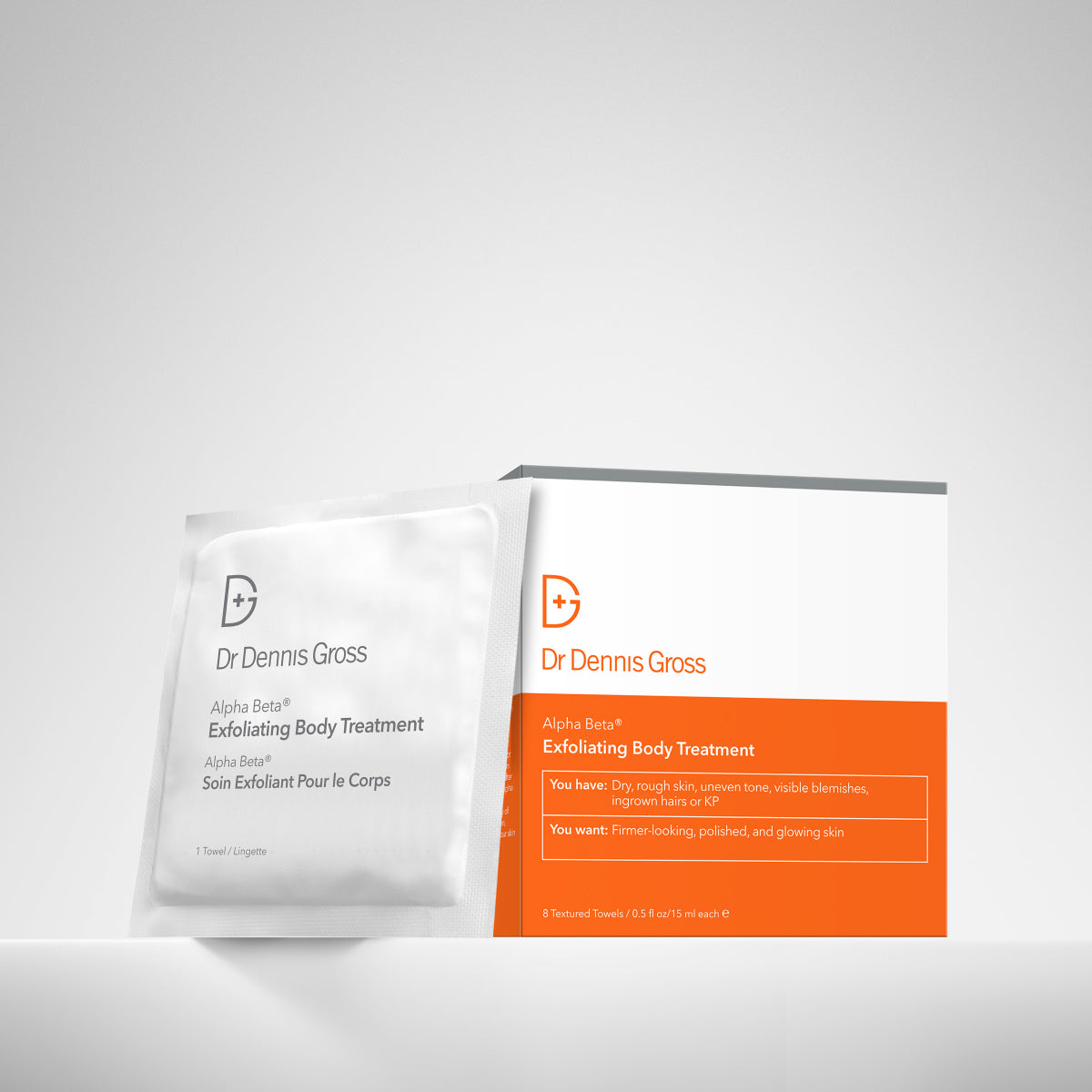 Dr Dennis Gross Alpha Beta Exfoliating Body Treatment Peel - 8 pack