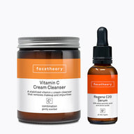 Facetheory Vitamin C Cream Cleanser C1 and Regena C20 Vitamin C Serum Duo Set