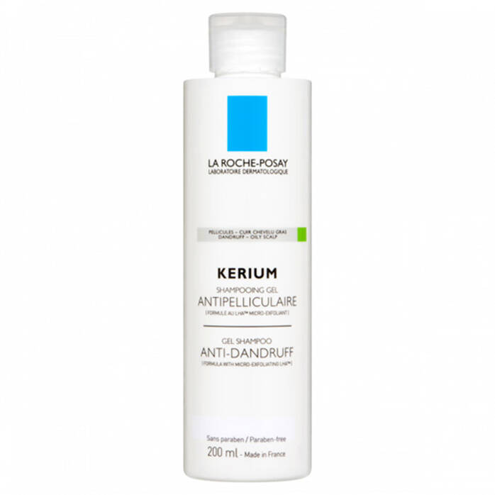 La Roche-Posay Kerium Anti-Dandruff Gel Shampoo For Oily Scalp - 200ml