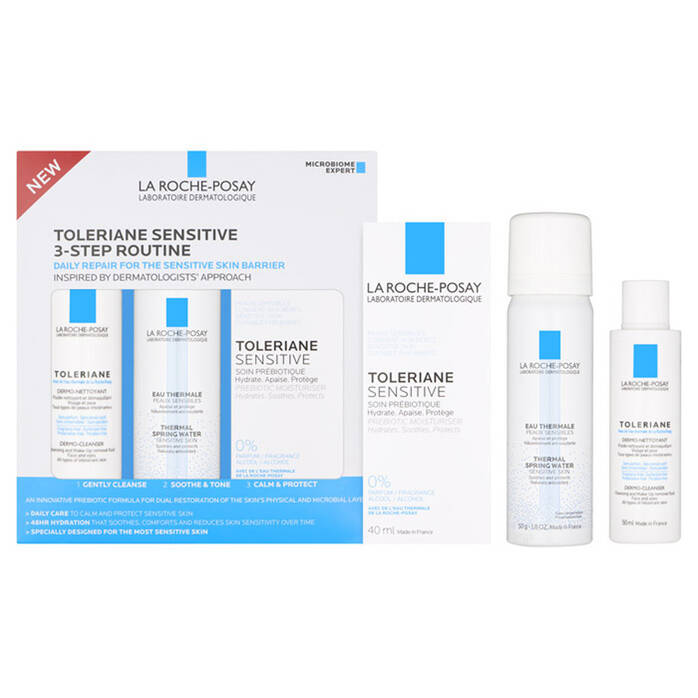 La Roche-Posay Toleriane Sensitive 3-Step Routine - 30ml
