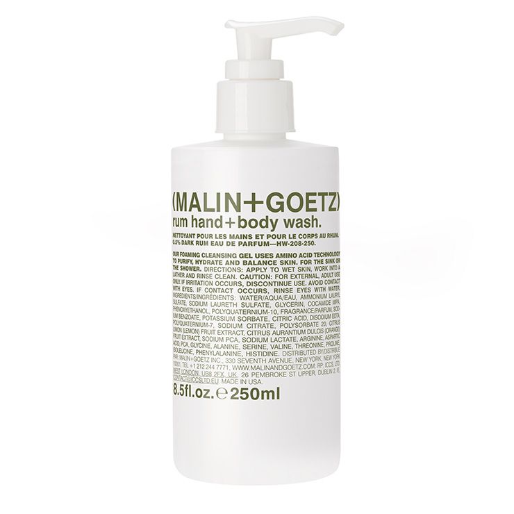 Malin + Goetz Rum Hand + Body Wash – 250ml - Grooming Store
