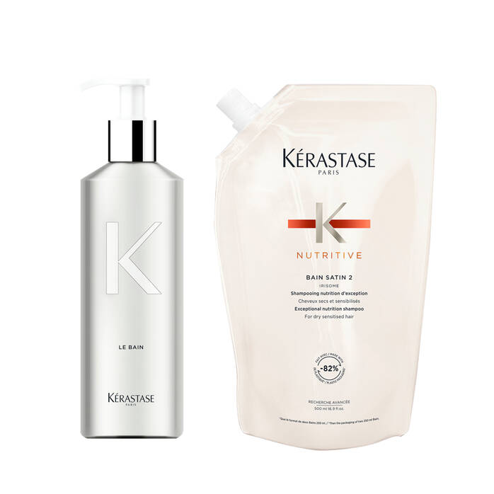 Kerastase Nutritive Shampoo: Bottle & Refill