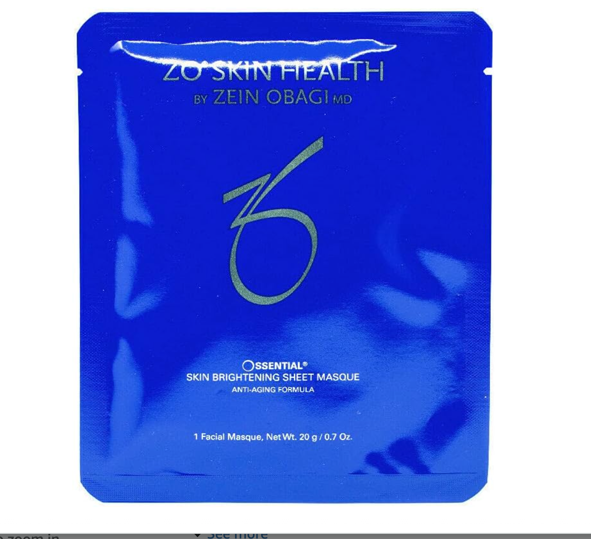 ZO Skin Health Skin Brightening Sheet Masque