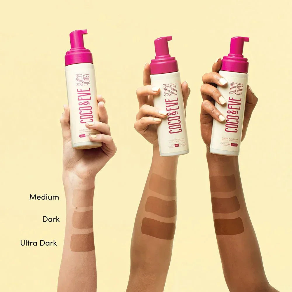 Coco & Eve Sunny Honey Bali Bronzing Foam (Ultra Dark) - 200ml