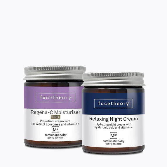 Facetheory Regena-C Moisturiser M4 PRO and Relaxing Night Cream M10 Duo Set